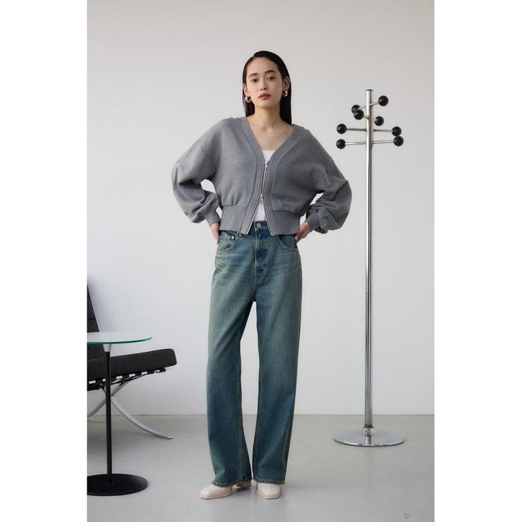 フロントZIPウラケカーディガン | AZUL BY MOUSSY | 詳細画像14 