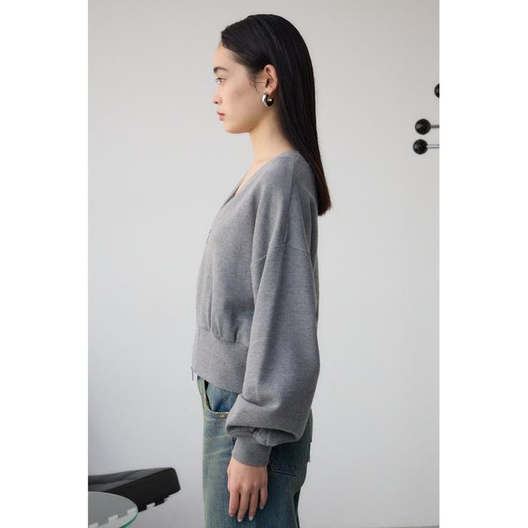 フロントZIPウラケカーディガン | AZUL BY MOUSSY | 詳細画像16 