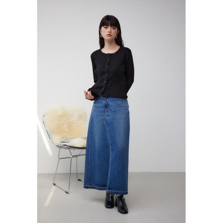 ダメージスイッチングカーディガン | AZUL BY MOUSSY | 詳細画像3 