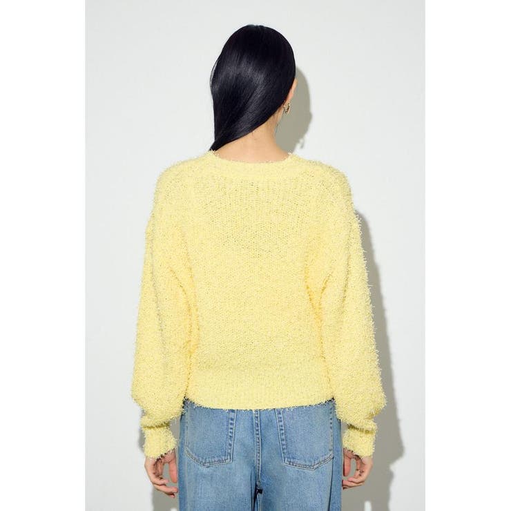 カールヤーンクルーネックニット | AZUL BY MOUSSY | 詳細画像20 