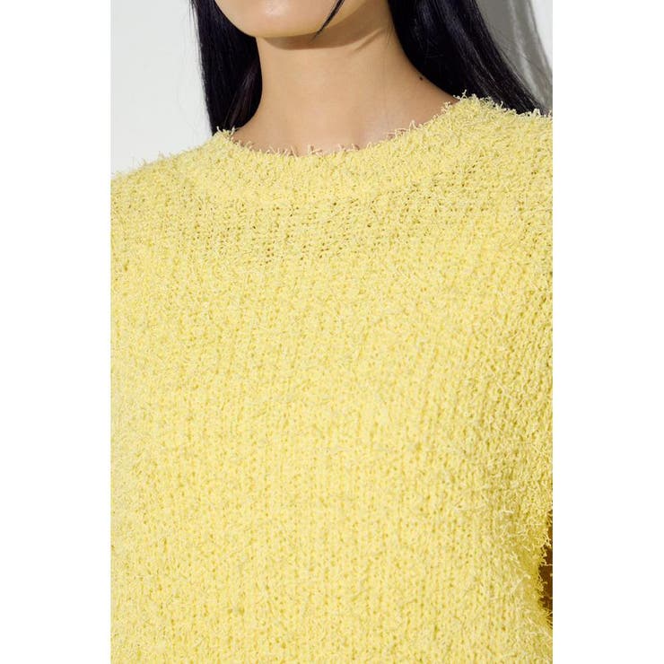 カールヤーンクルーネックニット | AZUL BY MOUSSY | 詳細画像21 