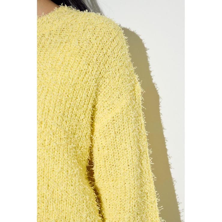 カールヤーンクルーネックニット | AZUL BY MOUSSY | 詳細画像22 