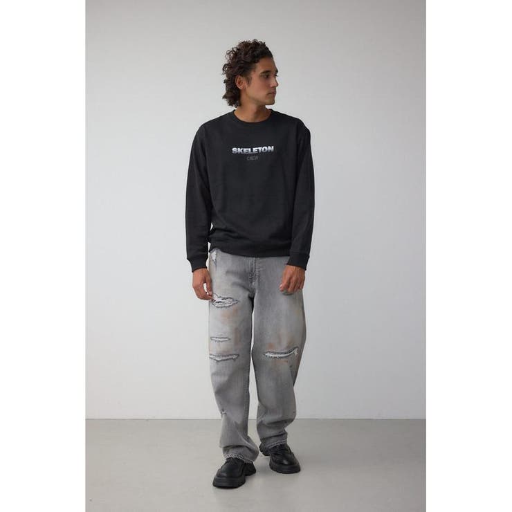 ブラシ刺繍スウェットトップス | AZUL BY MOUSSY | 詳細画像15 