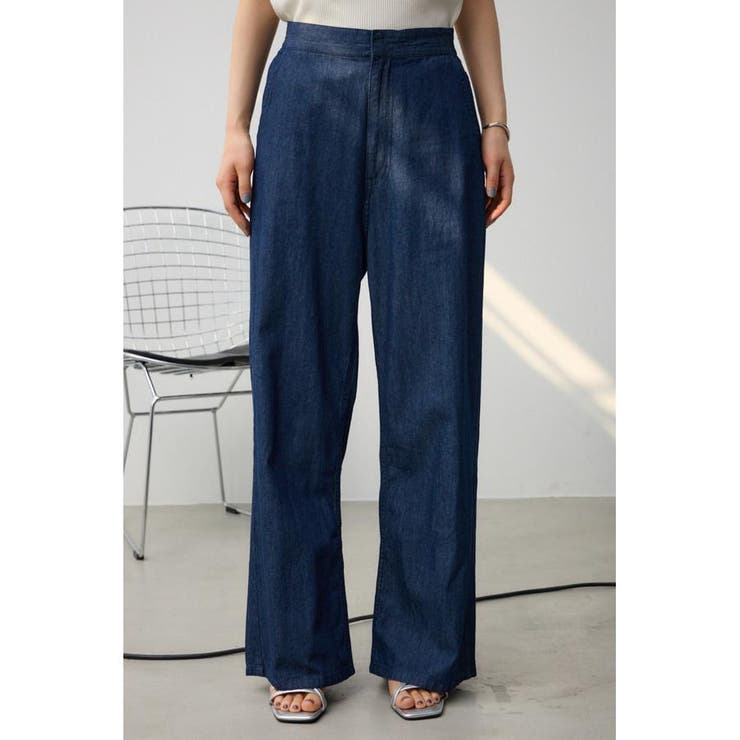 サスツキデニムワイドパンツ｜WOMEN｜250HAG11-205G｜AZUL BY