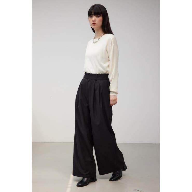 ヌーディー2WAYVネックニットトップス | AZUL BY MOUSSY | 詳細画像4 