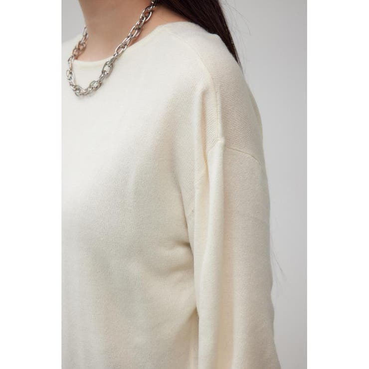 ヌーディー2WAYVネックニットトップス | AZUL BY MOUSSY | 詳細画像9 