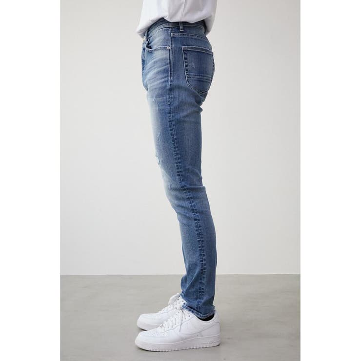 AZUL DENIM ヘムダメージスキニー[品番：AZLW0021099]｜AZUL BY MOUSSY