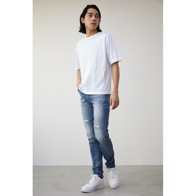 AZUL DENIM ヘムダメージスキニー[品番：AZLW0021099]｜AZUL BY MOUSSY