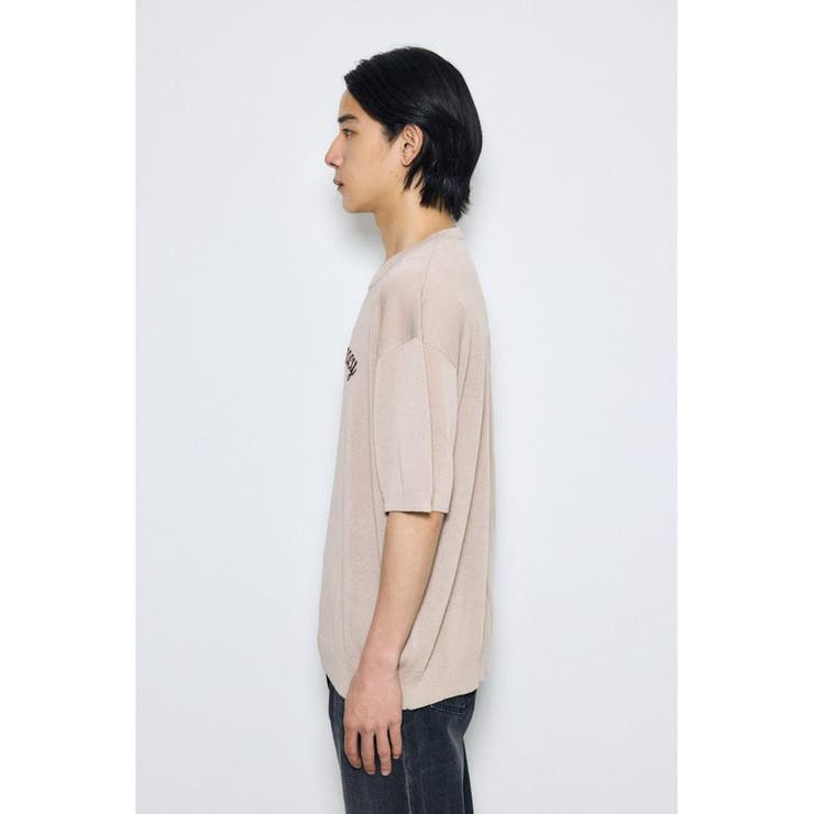 フロントロゴ半袖サマーニット | AZUL BY MOUSSY | 詳細画像16 