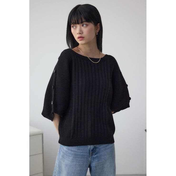 2WAYショルダーボタンニット | AZUL BY MOUSSY | 詳細画像15 