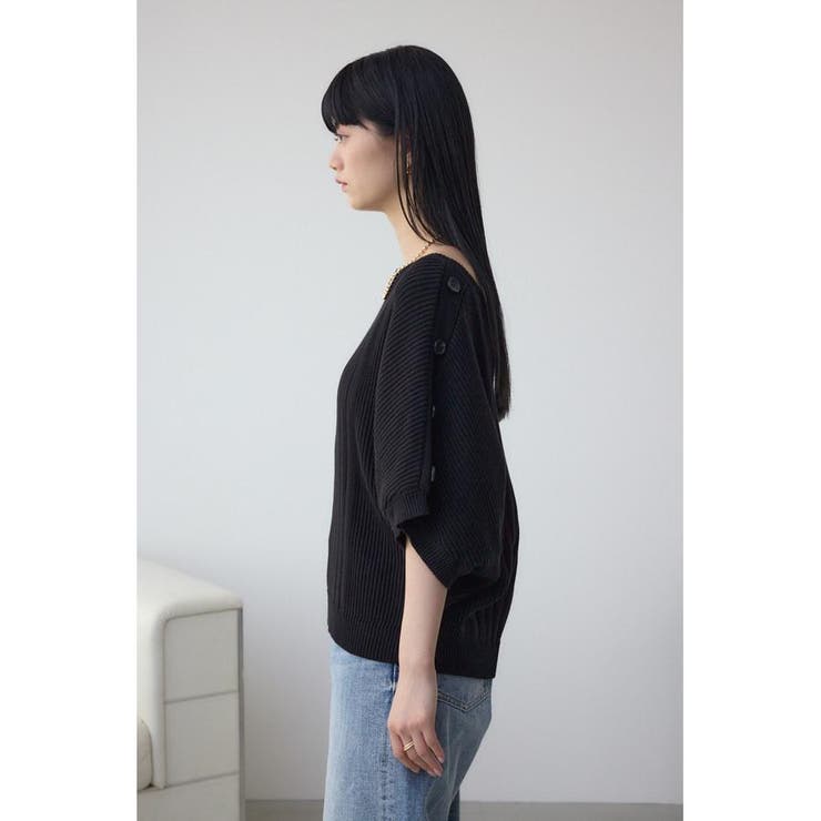 2WAYショルダーボタンニット | AZUL BY MOUSSY | 詳細画像18 