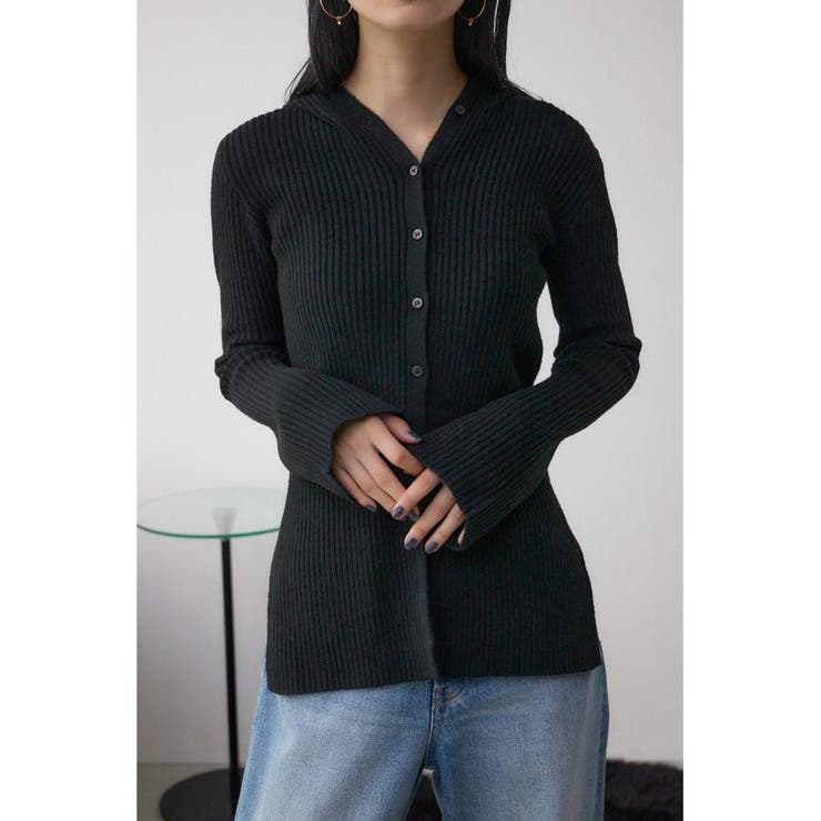 BLK | フーディーカーデ | AZUL BY MOUSSY