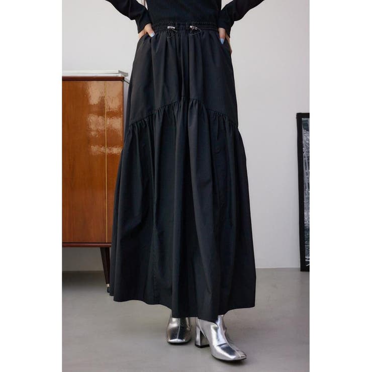 ギャザーロングスカート[品番：AZLW0022731]｜AZUL BY MOUSSY  