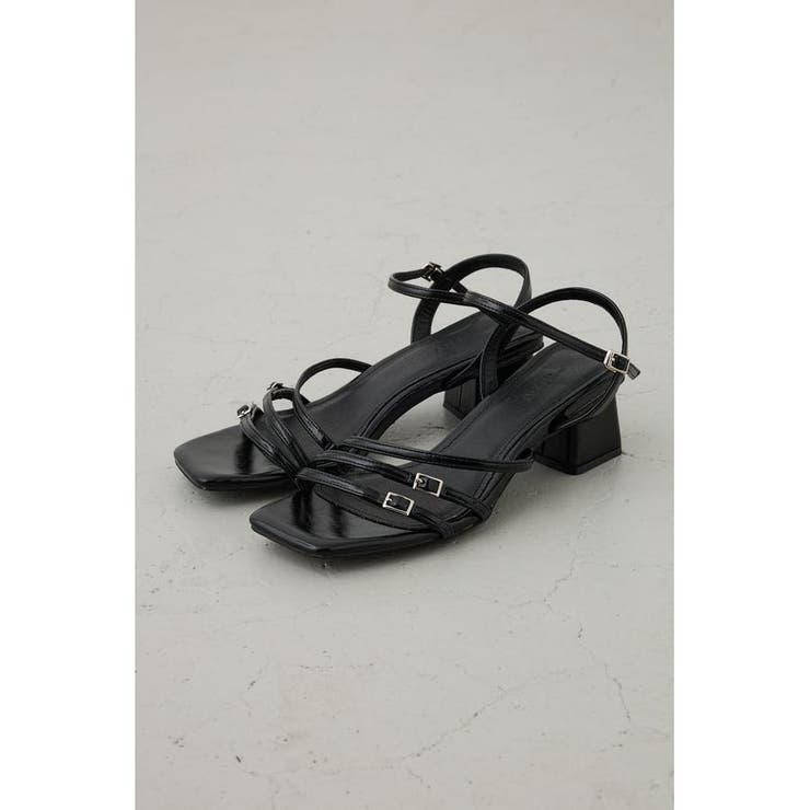 BLK | ナローベルトバックルサンダル | AZUL BY MOUSSY