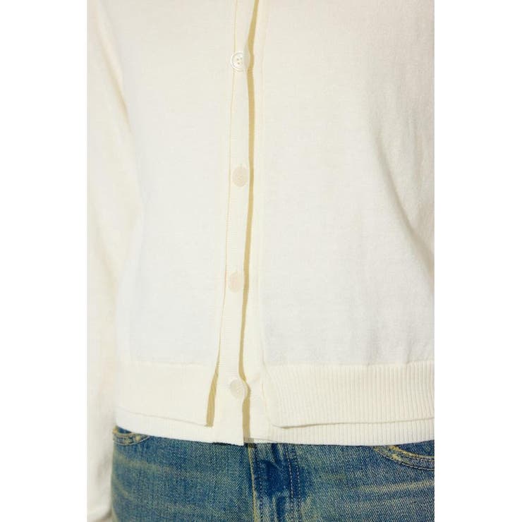 カシミヤミックスレイヤードニットカーデイガン | AZUL BY MOUSSY | 詳細画像11 