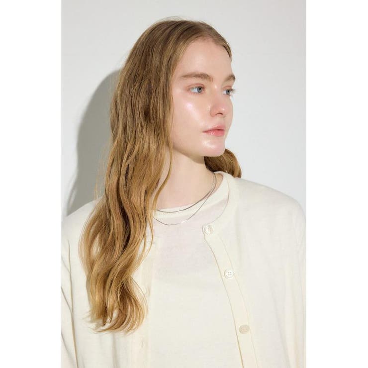 カシミヤミックスレイヤードニットカーディガン | AZUL BY MOUSSY | 詳細画像3 