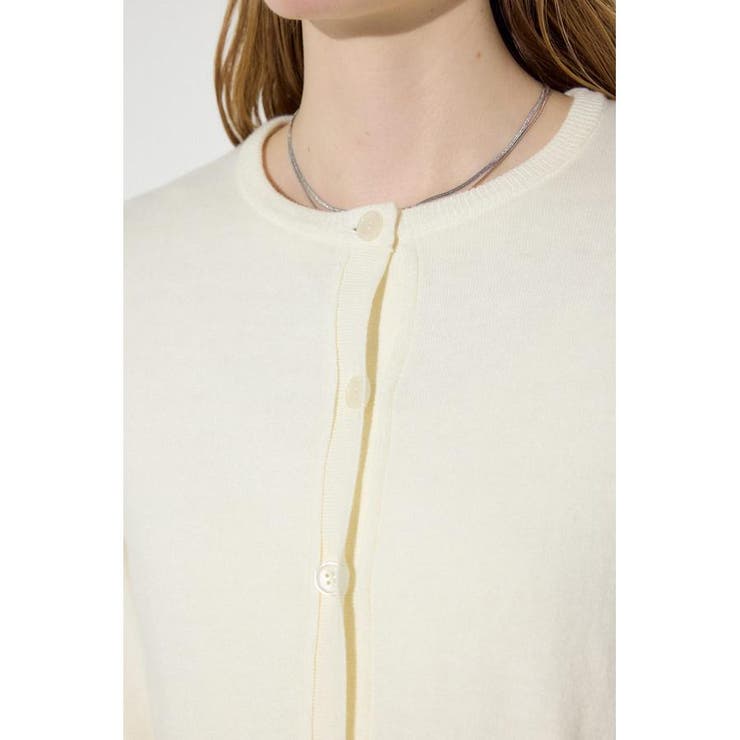 カシミヤミックスレイヤードニットカーディガン | AZUL BY MOUSSY | 詳細画像8 