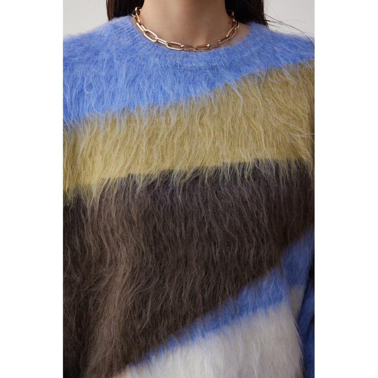 シャギー柄ニット | AZUL BY MOUSSY | 詳細画像27 