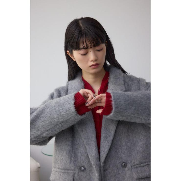 シャギージャケットコート | AZUL BY MOUSSY | 詳細画像16 