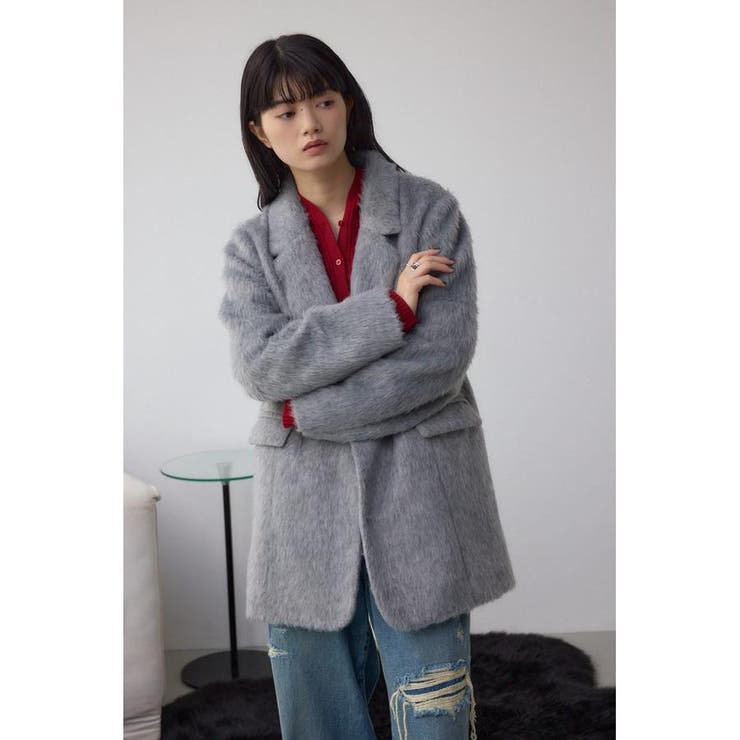シャギージャケットコート[品番：AZLW0024107]｜AZUL BY MOUSSY