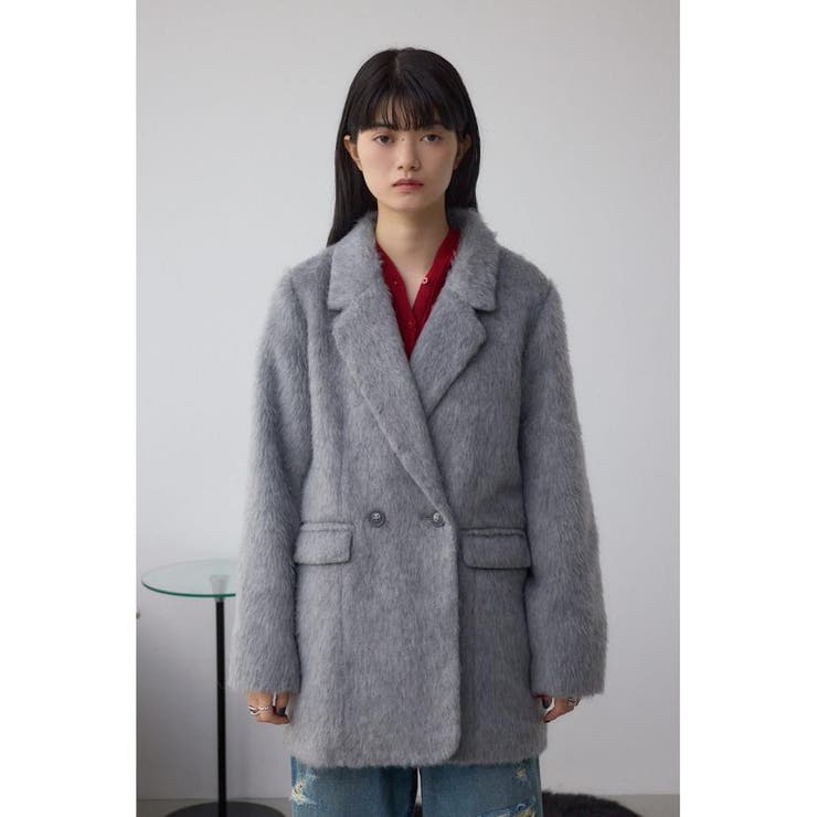 シャギージャケットコート | AZUL BY MOUSSY | 詳細画像19 