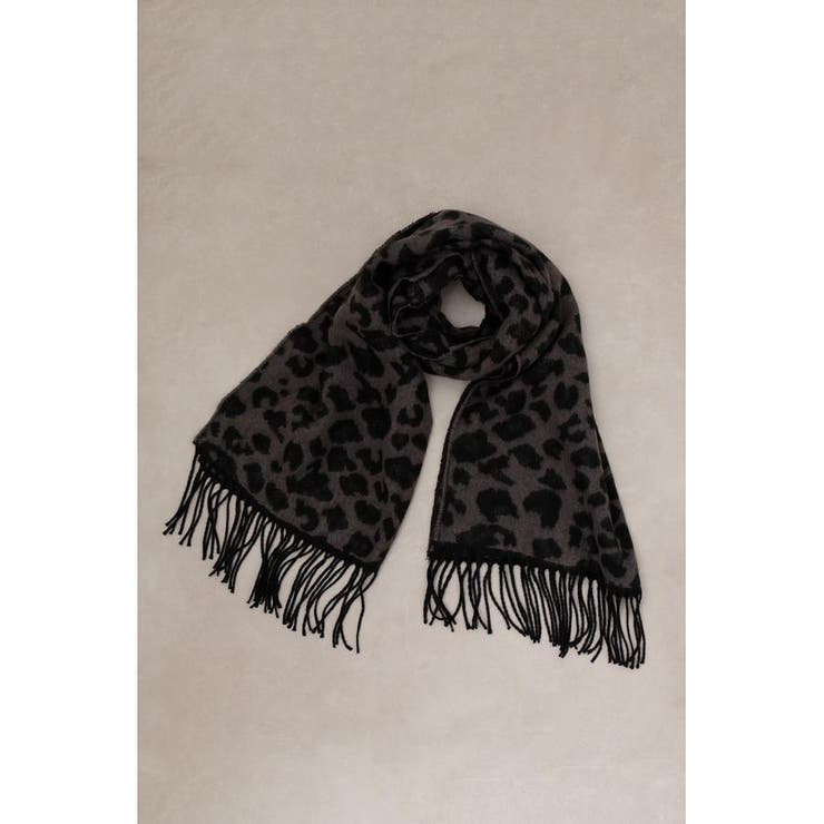 AZUL by moussy ビッグレオパードストール AZUL BY MOUSSY | ビッグレオパードストール (ストール・マフラー
