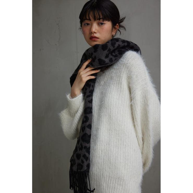 ビッグレオパードストール[品番：AZLW0021195]｜AZUL BY MOUSSY