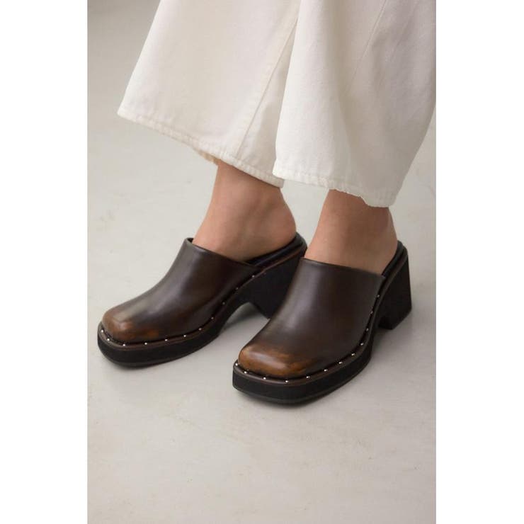 スタッズデザインミュール | AZUL BY MOUSSY | 詳細画像15 