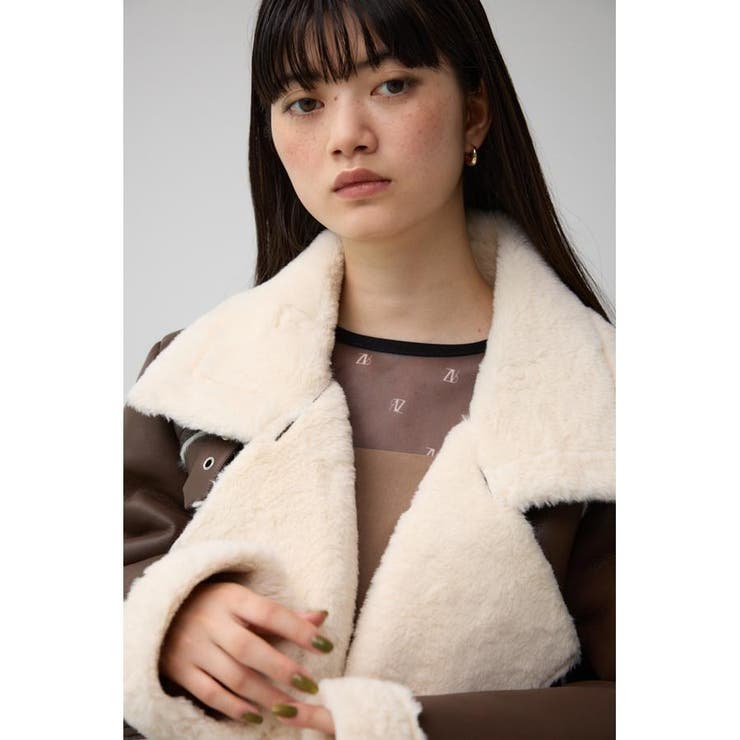 フェイクレザーB3ブルゾン[品番：AZLW0022716]｜AZUL BY MOUSSY