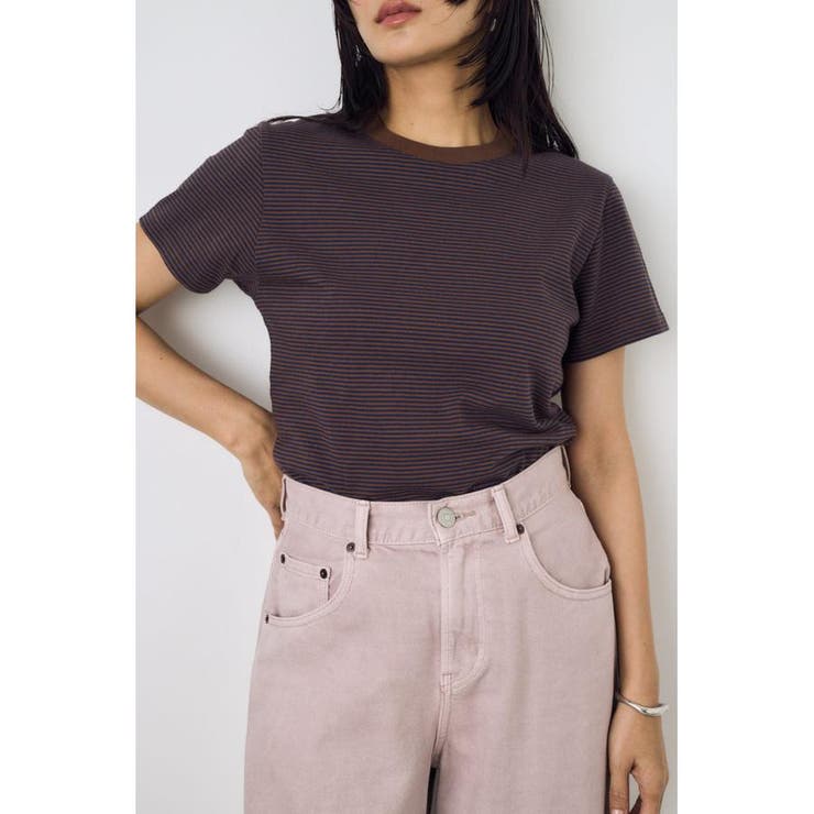 ミニボーダーTシャツ | AZUL BY MOUSSY | 詳細画像11 
