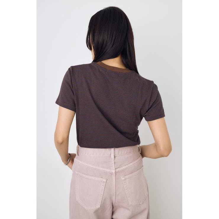 ミニボーダーTシャツ | AZUL BY MOUSSY | 詳細画像13 