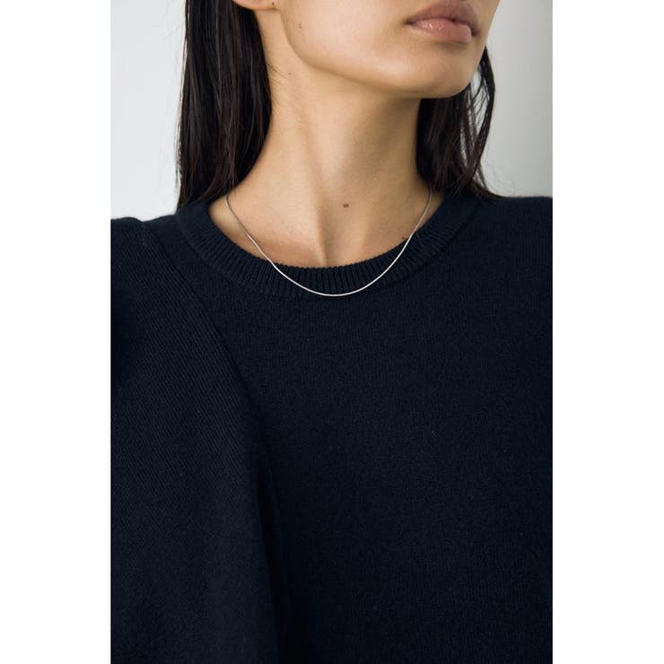 サイドラッフルペプラムニットトップス | AZUL BY MOUSSY | 詳細画像6 
