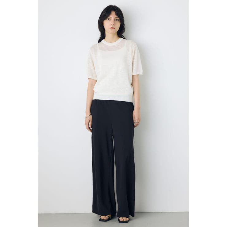 シアークルーネックニットトップス | AZUL BY MOUSSY | 詳細画像6 