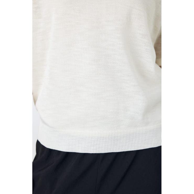 シアークルーネックニットトップス | AZUL BY MOUSSY | 詳細画像10 