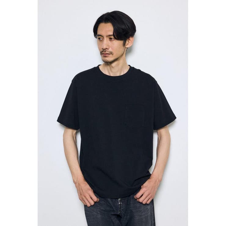 引き揃え天竺ポケットTシャツ | AZUL BY MOUSSY | 詳細画像16 