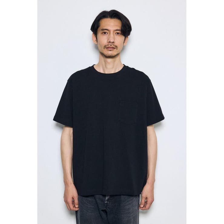 引き揃え天竺ポケットTシャツ | AZUL BY MOUSSY | 詳細画像19 