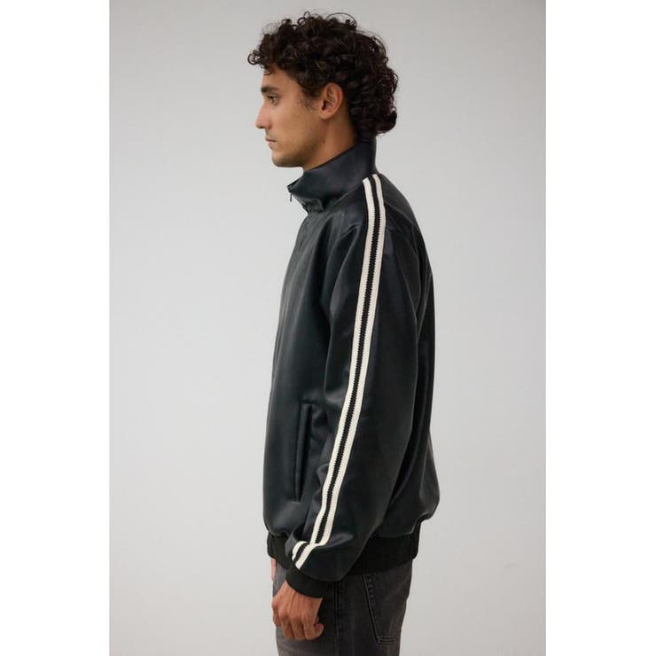 フェイクレザートラックジャケット[品番：AZLW0022632]｜AZUL BY