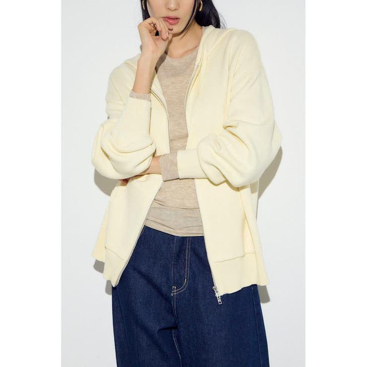 Wジップニットフーディー | AZUL BY MOUSSY | 詳細画像2 