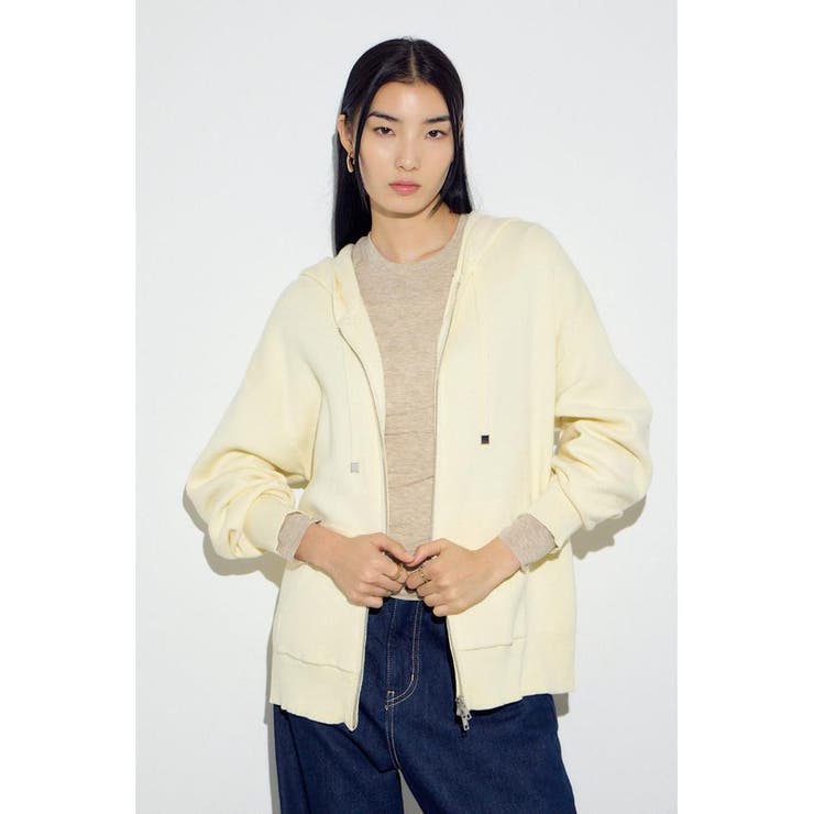 IVOY3 | Wジップニットフーディー | AZUL BY MOUSSY