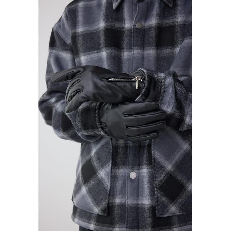 BLK | フェイクレザー手袋 | AZUL BY MOUSSY
