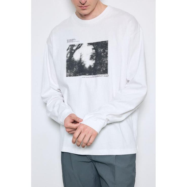 WHT | FOREST グラフィック長袖Tシャツ | AZUL BY MOUSSY