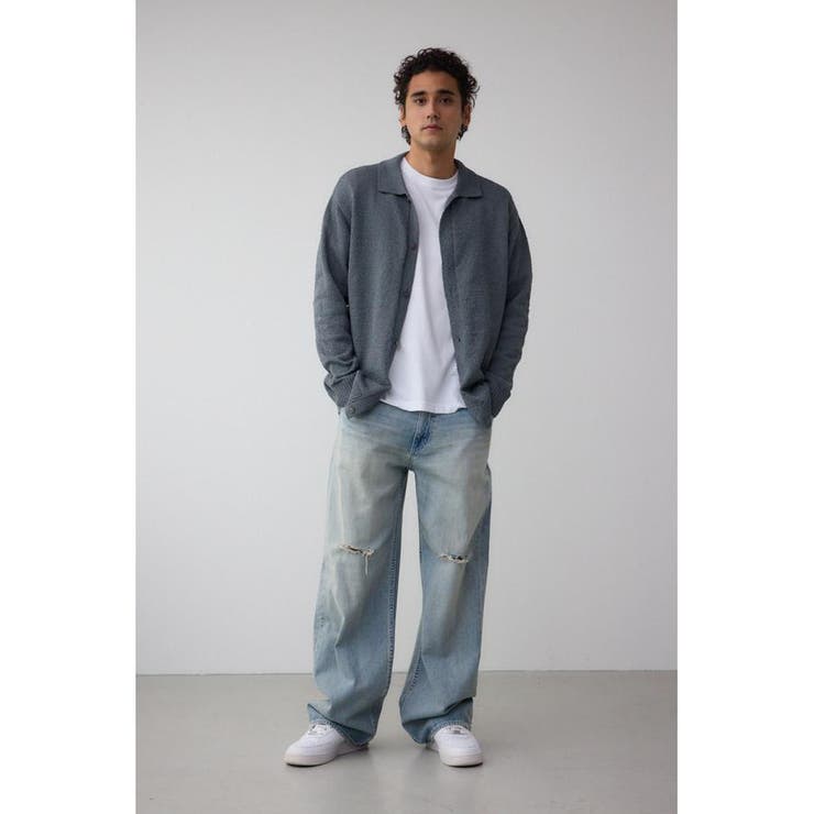 AZUL DENIM クラッシュヴィンテージワイド | AZUL BY MOUSSY | 詳細画像15 