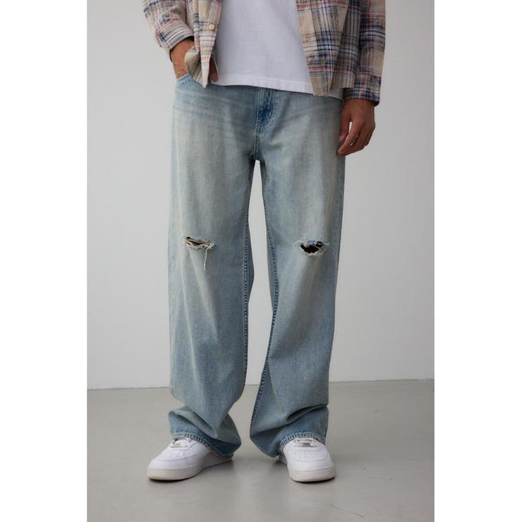 AZUL DENIM クラッシュヴィンテージワイド | AZUL BY MOUSSY | 詳細画像13 