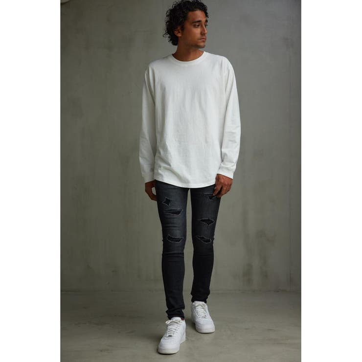 AZUL DENIM 15TH リペアスキニー | AZUL BY MOUSSY | 詳細画像4 