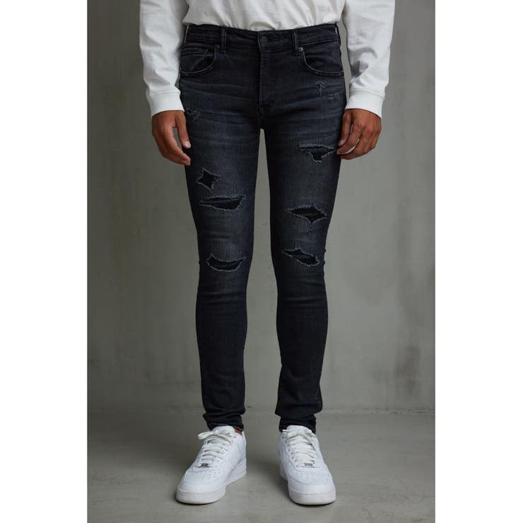 AZUL ダメージデニム　スキニー AZUL BY MOUSSY ジーンズ デニム デニムパンツ CRASH DENIM