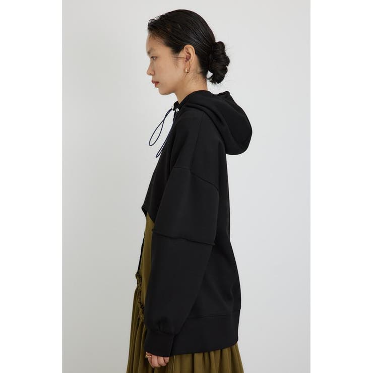 アシンメトリーラウンドフーディー | AZUL BY MOUSSY | 詳細画像5 