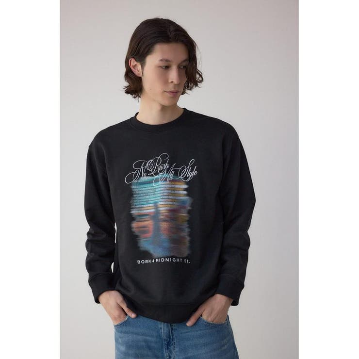 フェイドプリントスウェットトップス | AZUL BY MOUSSY | 詳細画像15 