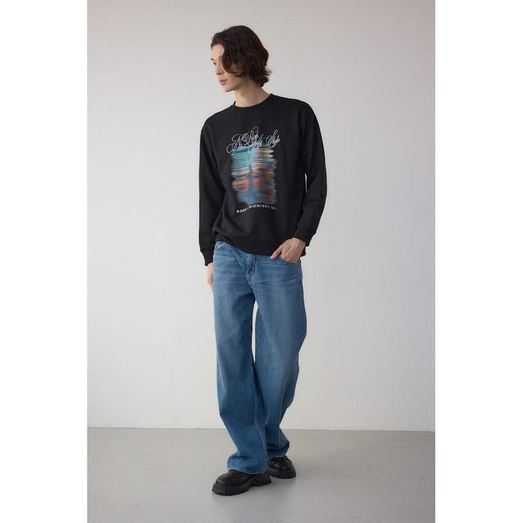 フェイドプリントスウェットトップス | AZUL BY MOUSSY | 詳細画像16 