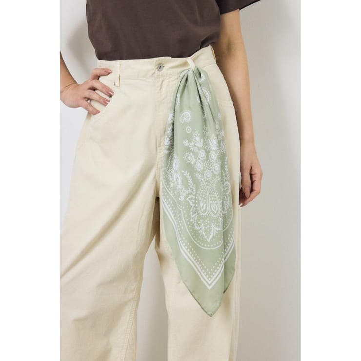 MINT | ペイズリー柄スカーフ | AZUL BY MOUSSY