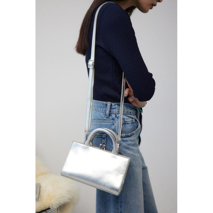 SLV | メタルフレームミニバッグ | AZUL BY MOUSSY